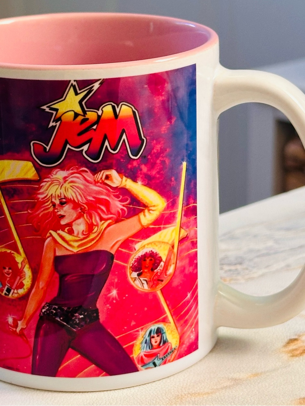 Jem & the Holograms 12 oz Mug – Retro 80s Style